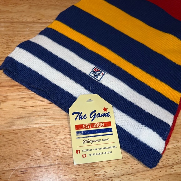 New The Game COLORADO State Flag Soccer Football Hockey Lacrosse Knit Scarf NWT - Picture 4 of 8